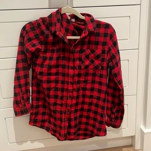 GAP kids flannel shirt